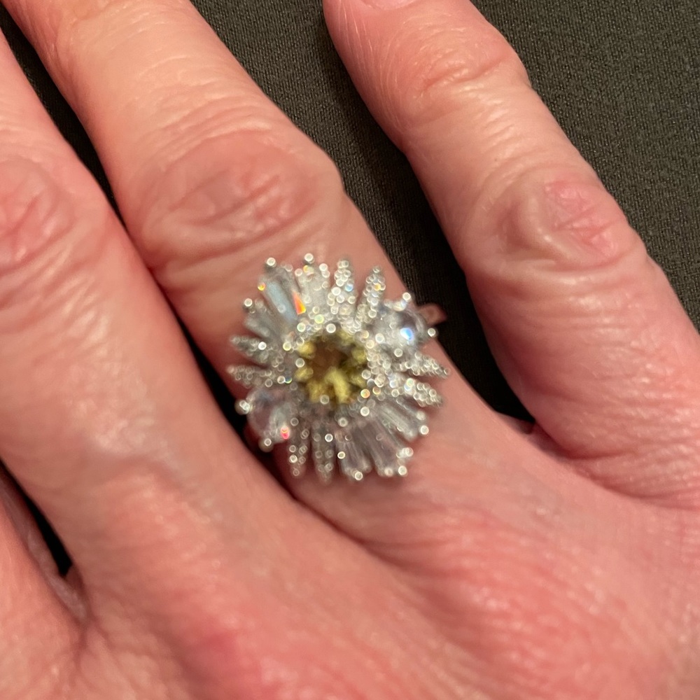 Lab created Citrine Ring